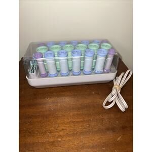 Clairol Hair Curlers R-20 20 Rollers And Clips 3 Sizes TESTED